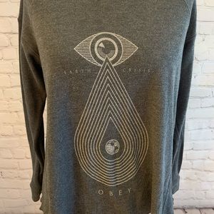 Gray Obey Sweater
